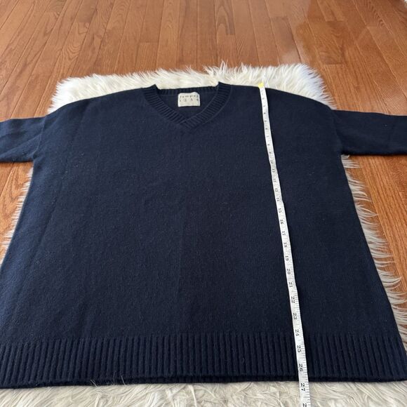 Jumper 1234 Cashmere Sweater Women’s Large Oversized Blue Knit Designer Luxury - Picture 7 of 9